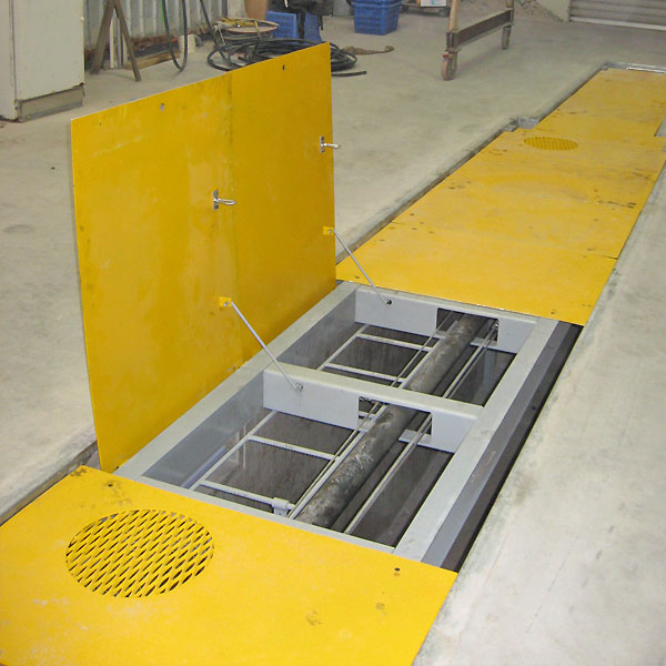 EWP Personnel Access Panel Workshop pit ventillation