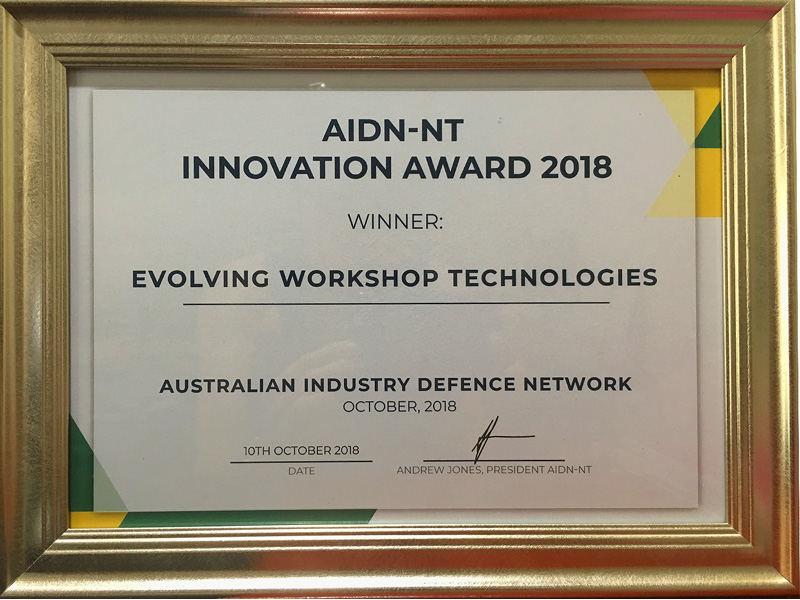 AIDN-NT Innovation Award 2018